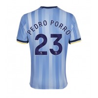 Camiseta Tottenham Hotspur Pedro Porro #23 Segunda Equipación Replica 2024-25 mangas cortas